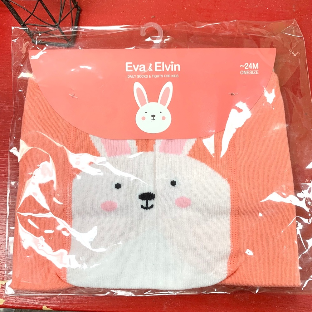 BRAND NWT Pink Rabbit Leggings 24M
